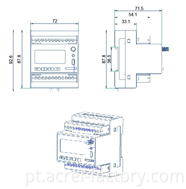 prepaid electricity meter with alarm function